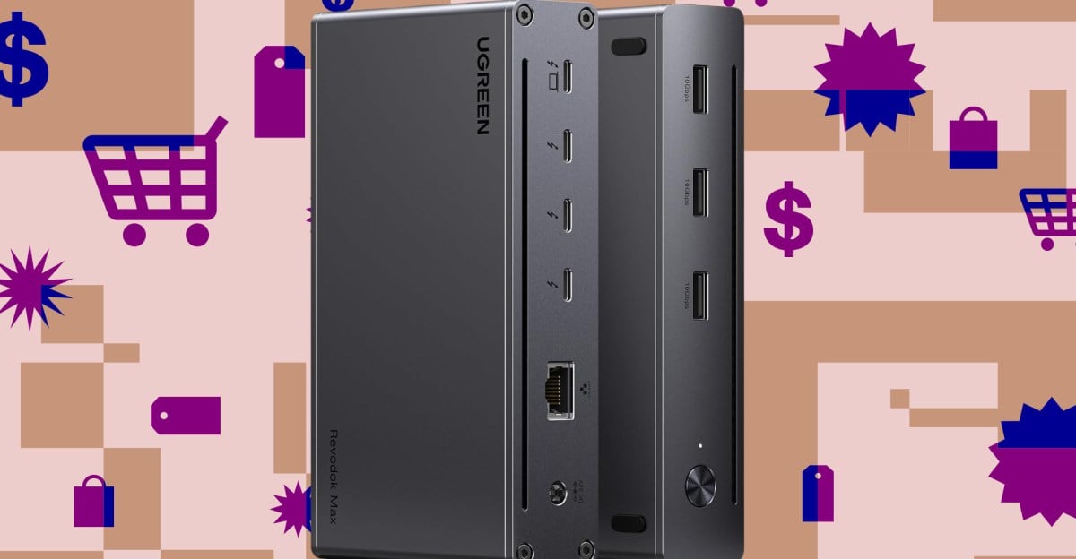 محطة إرساء Ugreen Revodok Max 208 Thunderbolt 4: حل شامل لمنافذ حاسوبك المحمول بخصم كبير